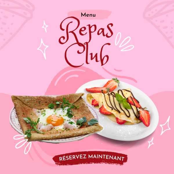 MENU CRÊPES CLUB