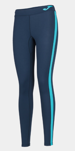 Legging long femme bleu marine et turquoise VV56 2025