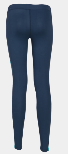 Legging long femme bleu marine et turquoise VV56 2025 – Image 2